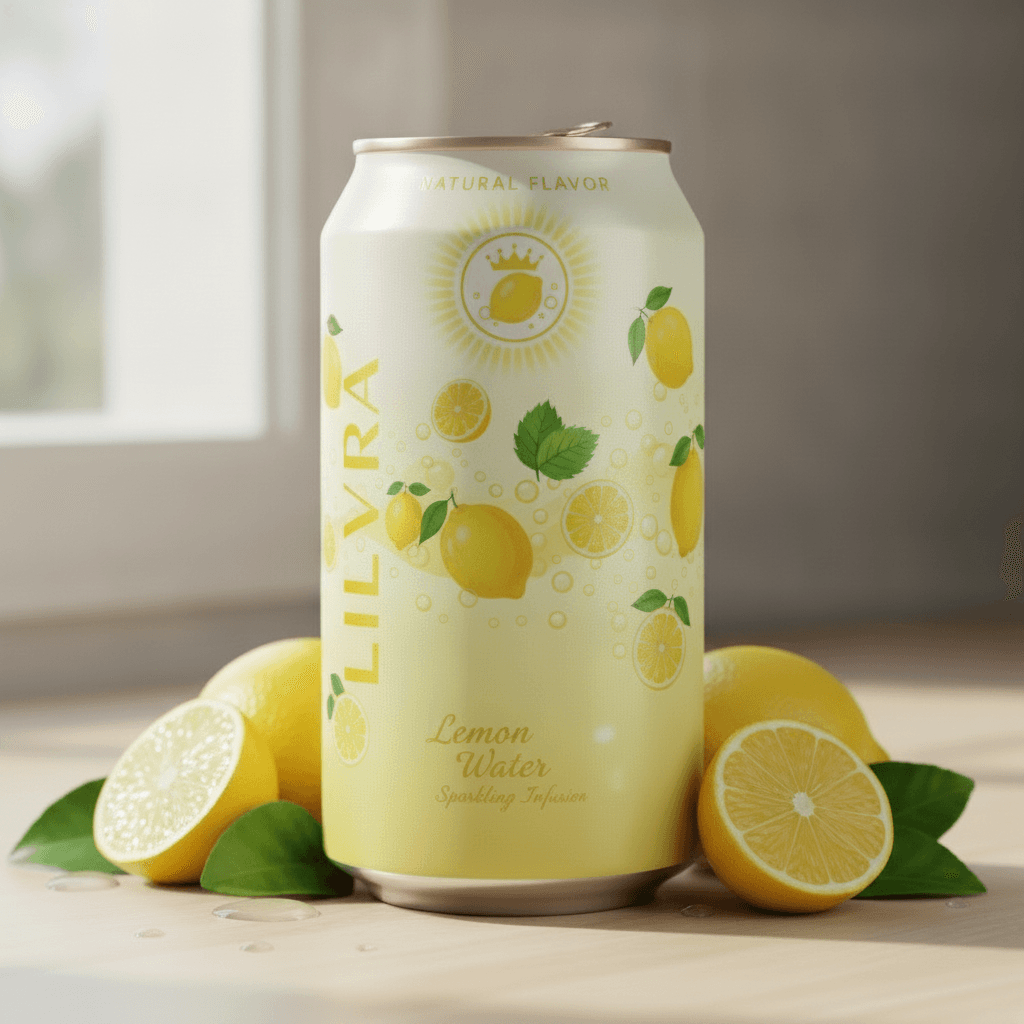 LILVRA Lemon Sparkling Water