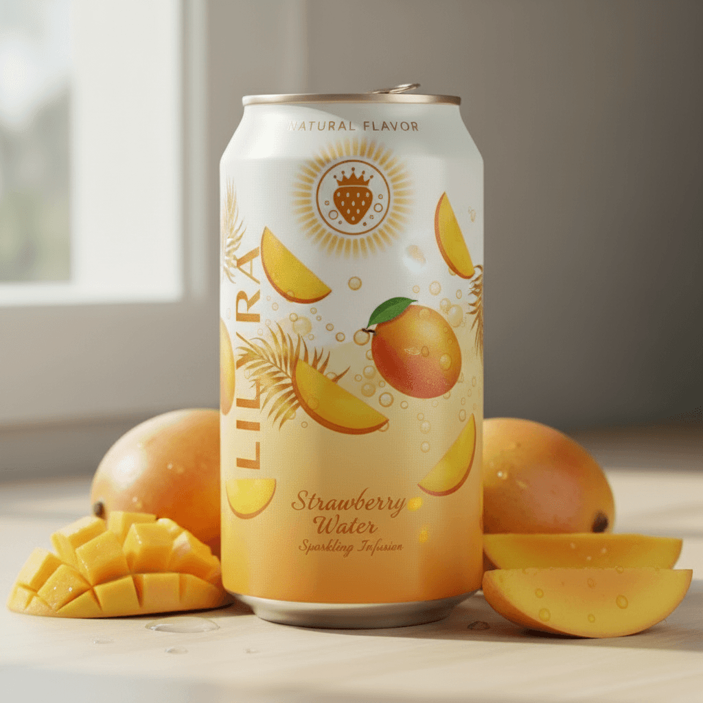 LILVRA Mango Sparkling Water