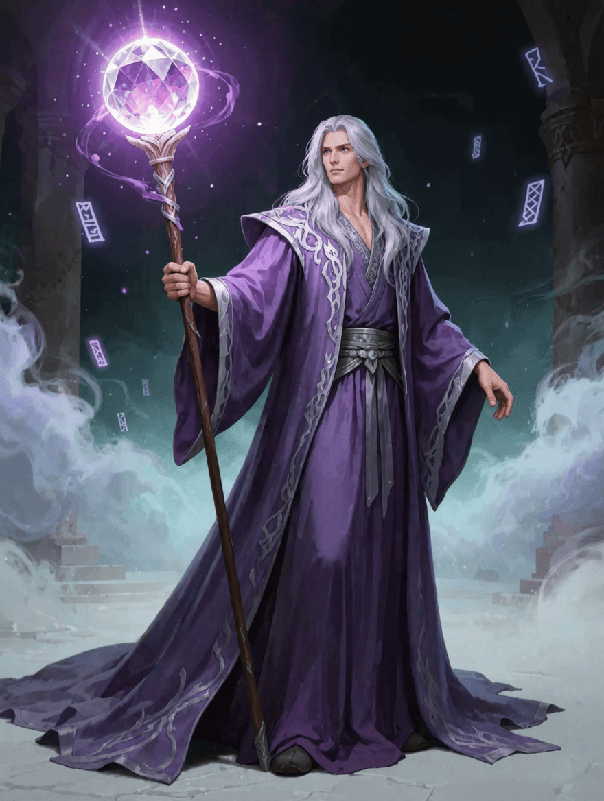Mystical Wizard Sorcerer