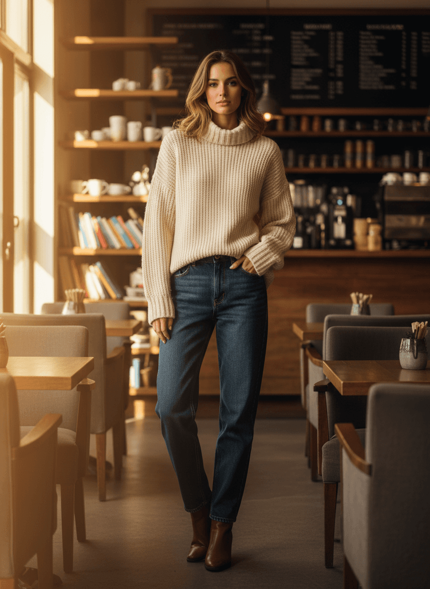Cozy Cafe Portrait