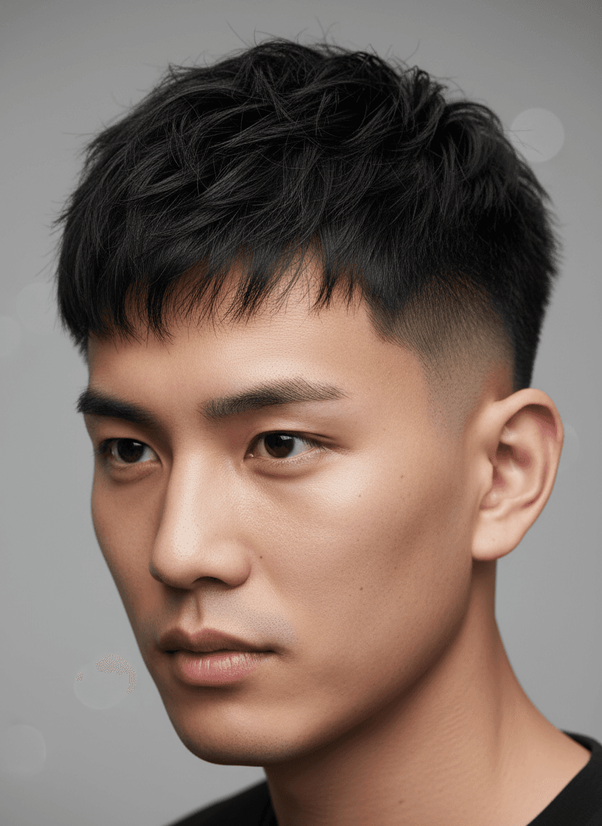 Modern Textured Crop Fade