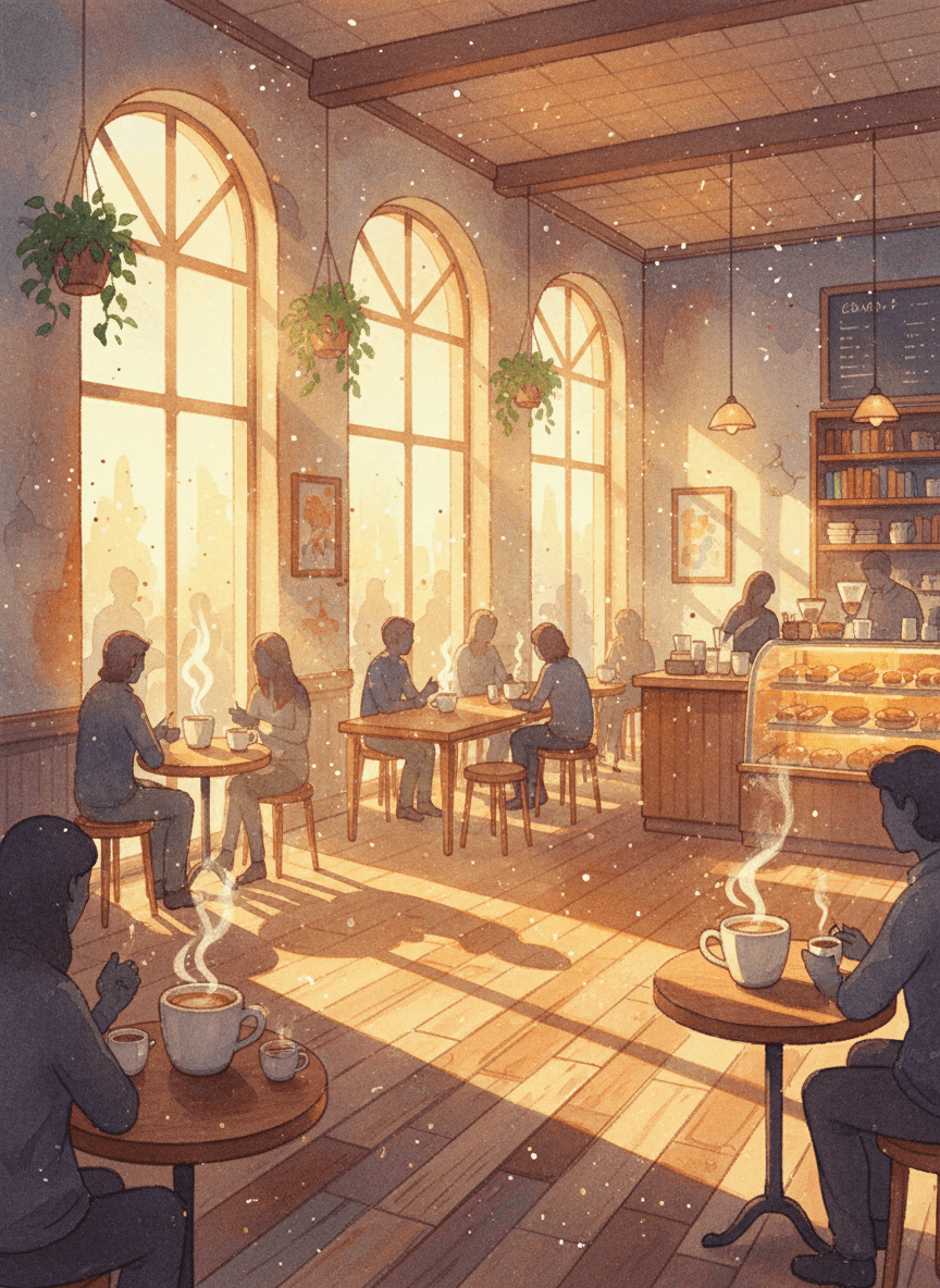 Golden Hour Coffee Shop