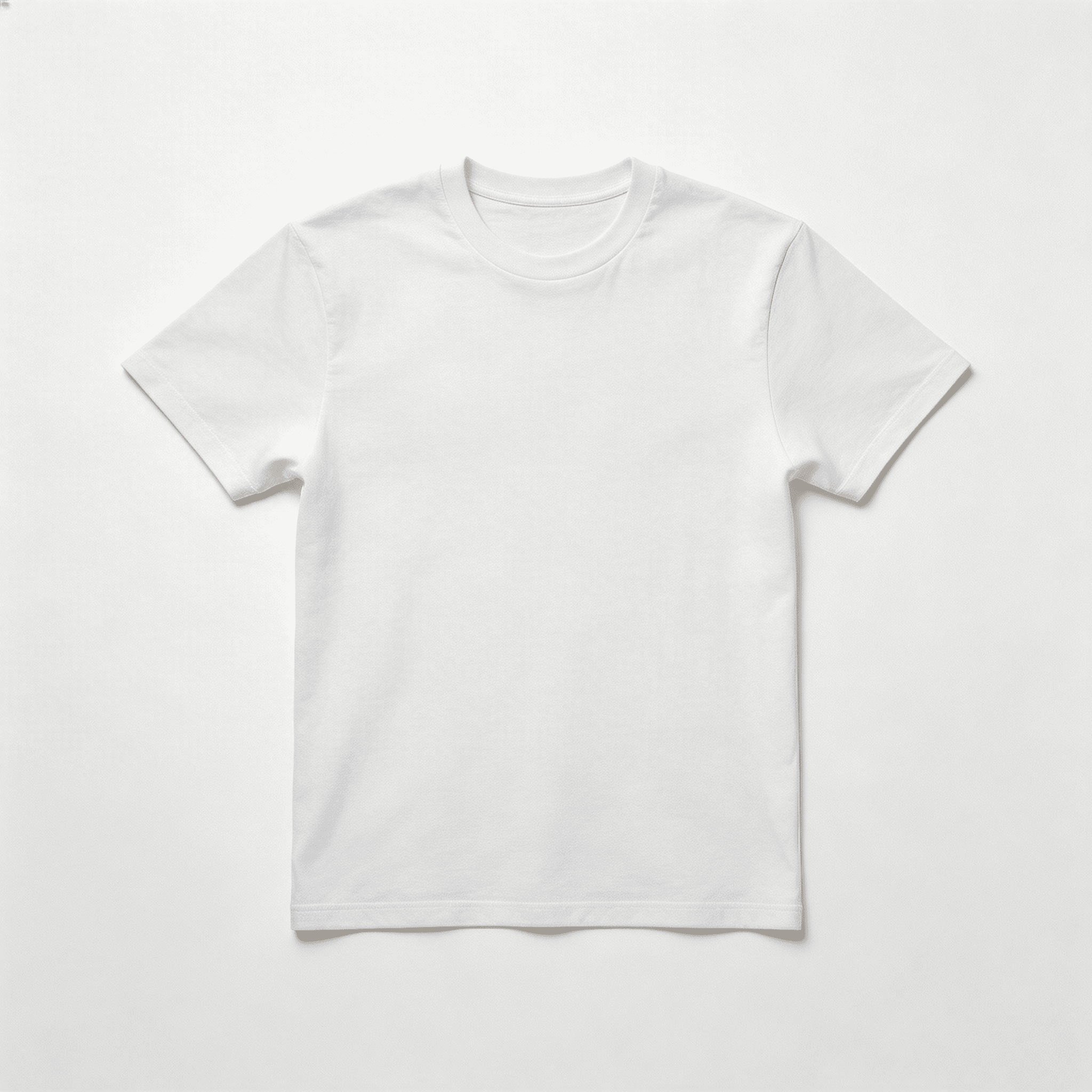 Minimalist White T-Shirt Mockup