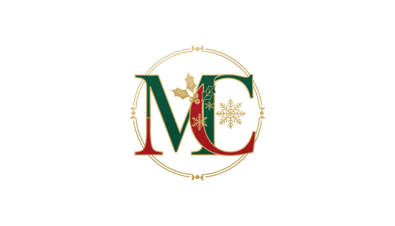 Elegant MC Christmas Monogram