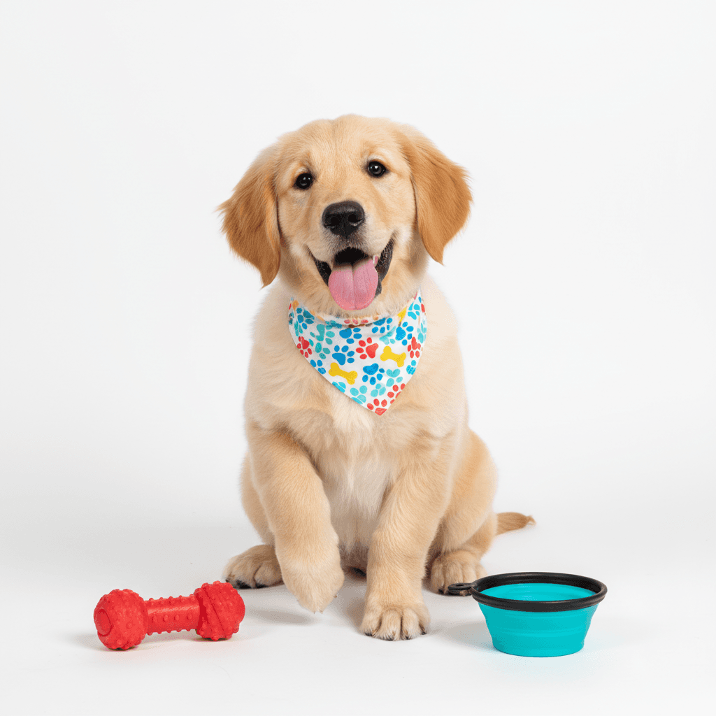 Happy Golden Retriever Puppy