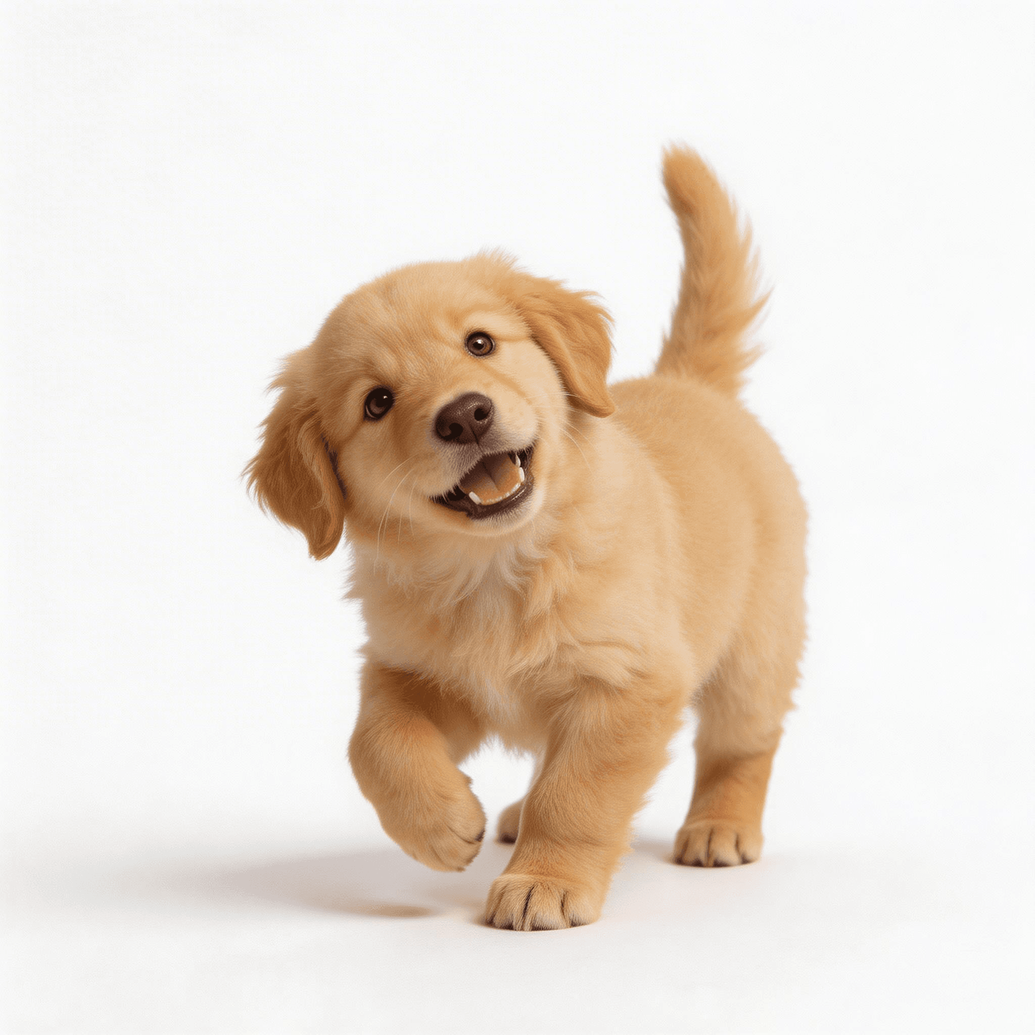 Playful Golden Retriever Puppy