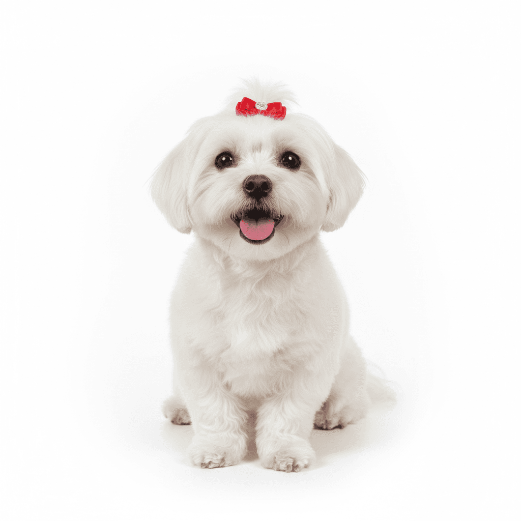 Adorable Maltese Portrait