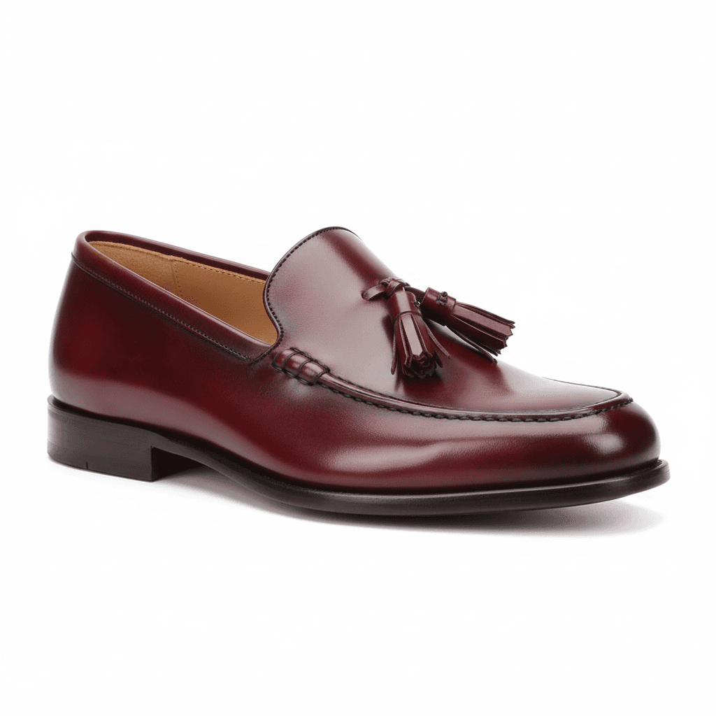 Classic Burgundy Tassel Loafer