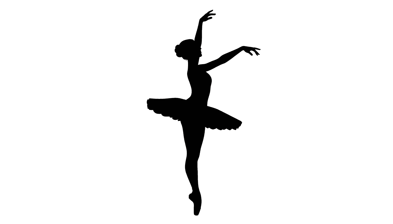 Graceful Ballerina Silhouette