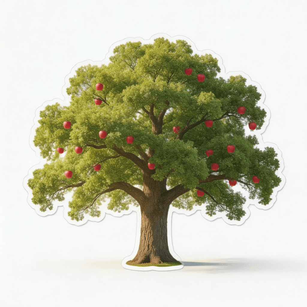 Lush Apple Tree Sticker