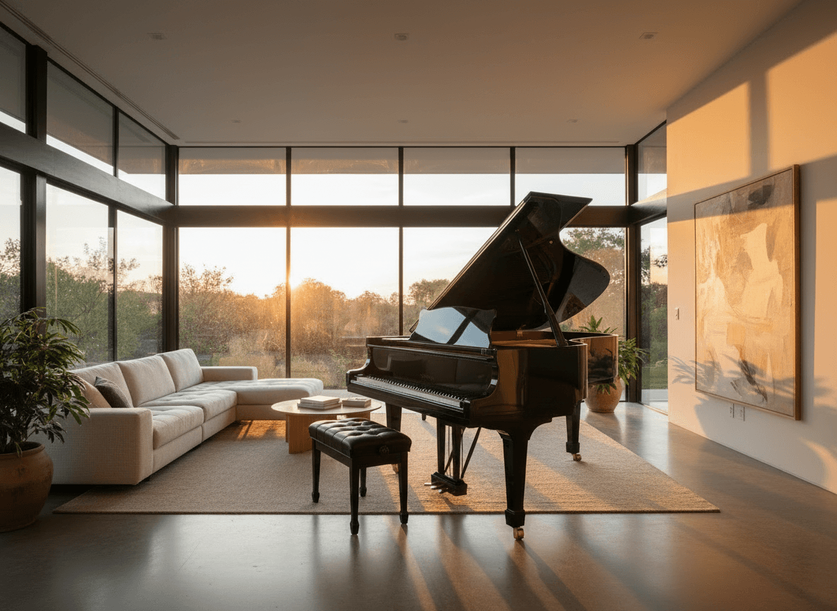 Golden Hour Grand Piano