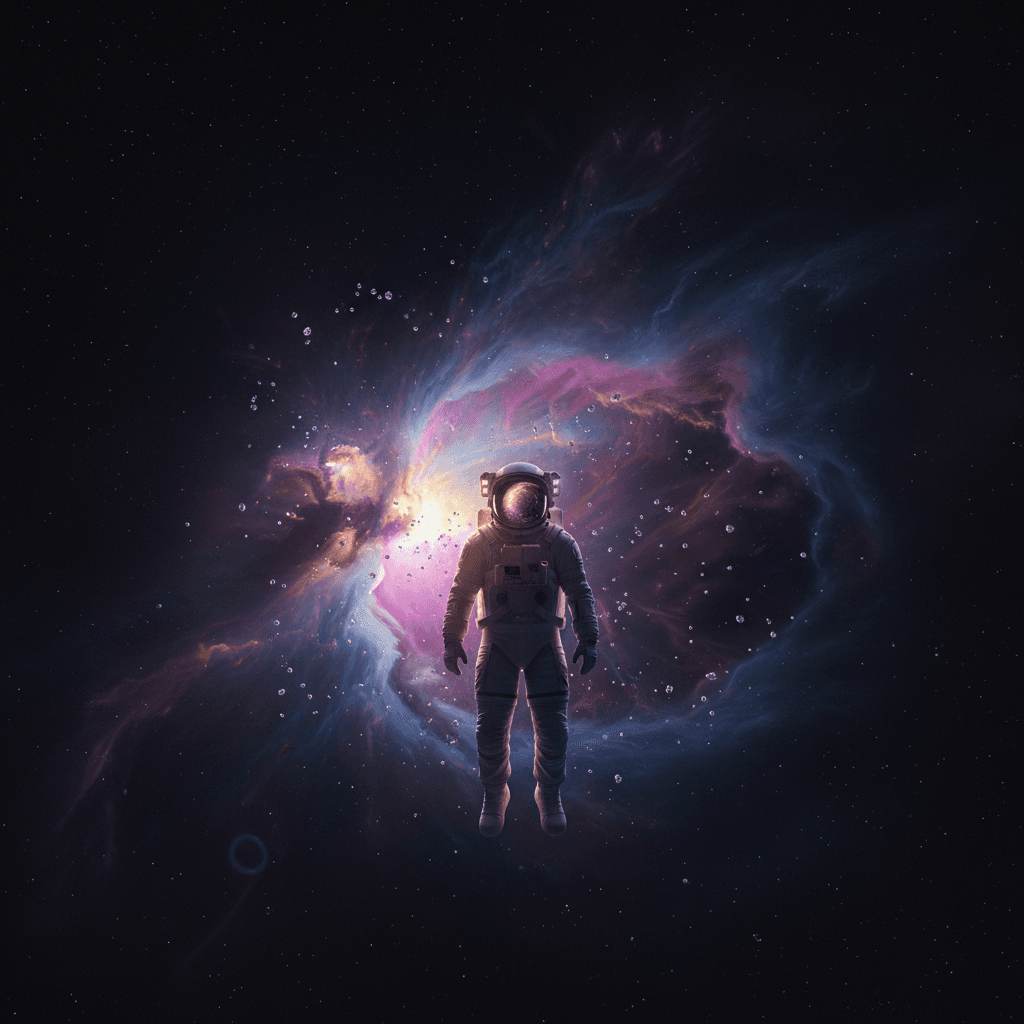 Astronaut In Cosmic Void