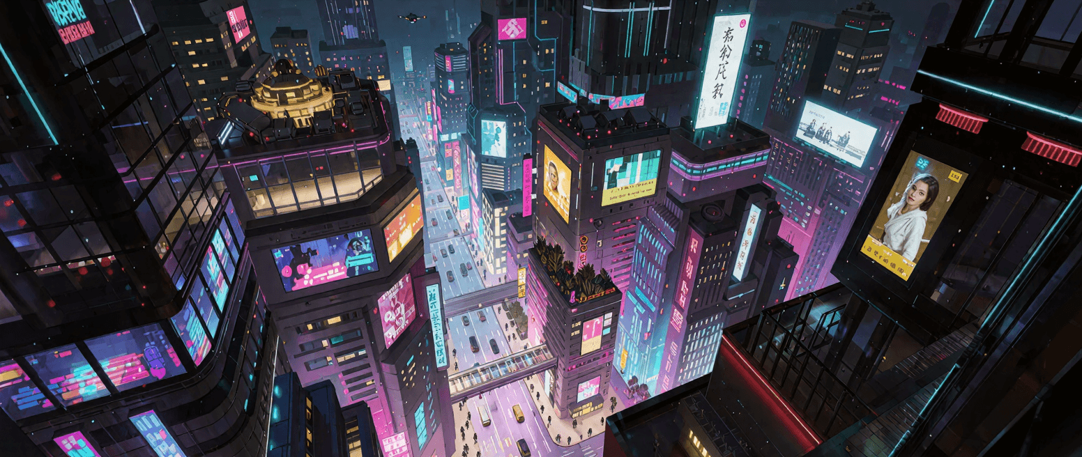 Neon Cyberpunk Metropolis