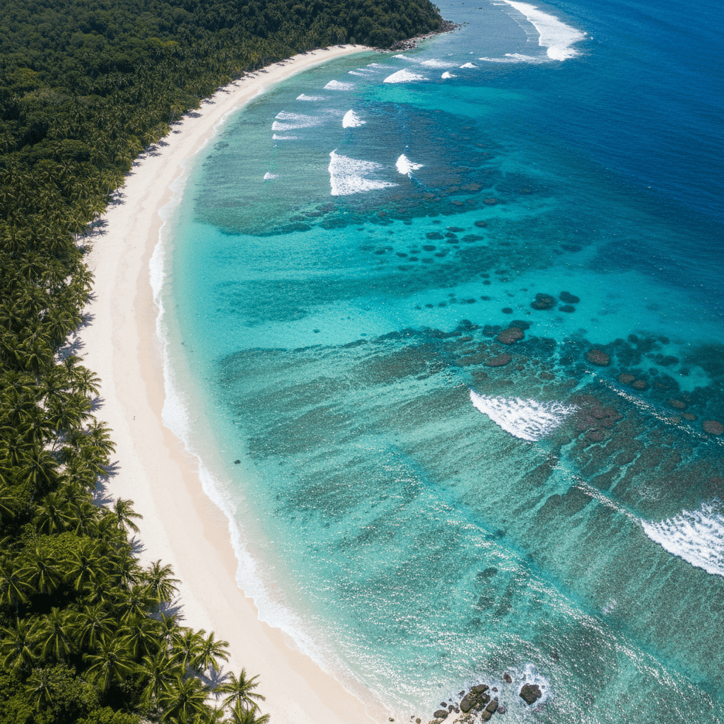Pristine Tropical Shoreline