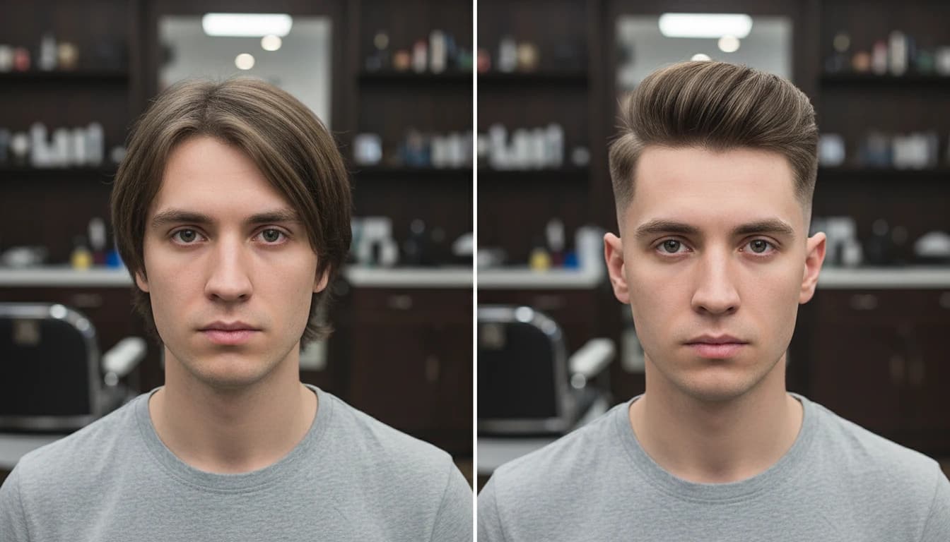 AI Men's Haircut Try-On