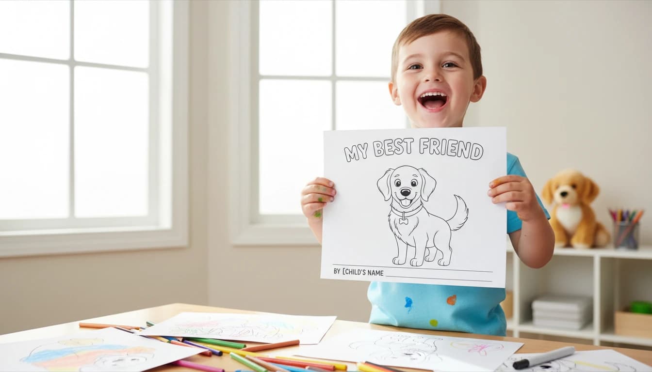 AI Image to Coloring Page