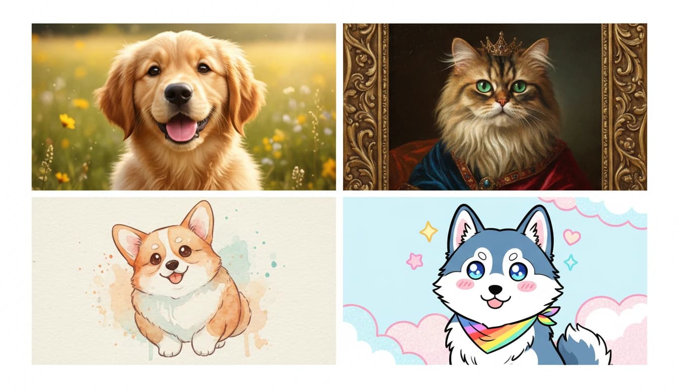 AI Pet Portrait Generator