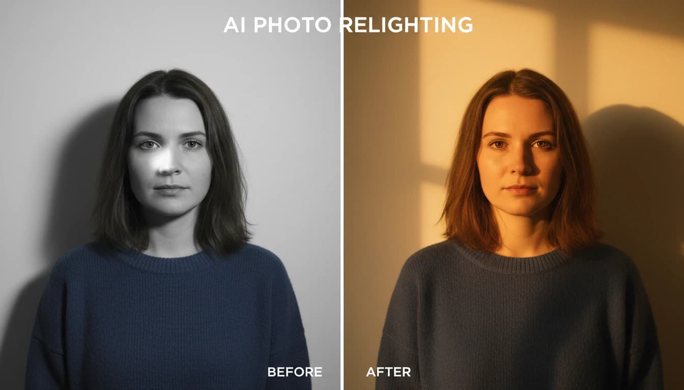 AI Photo Relighting