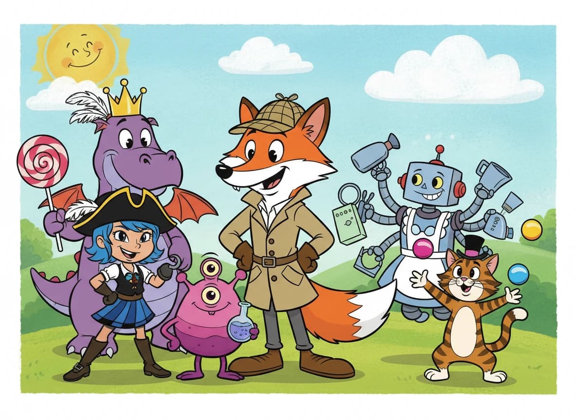 AI Cartoon Character Identifier