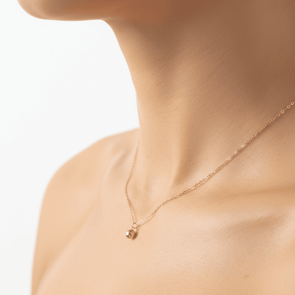 Gold Ball Necklace