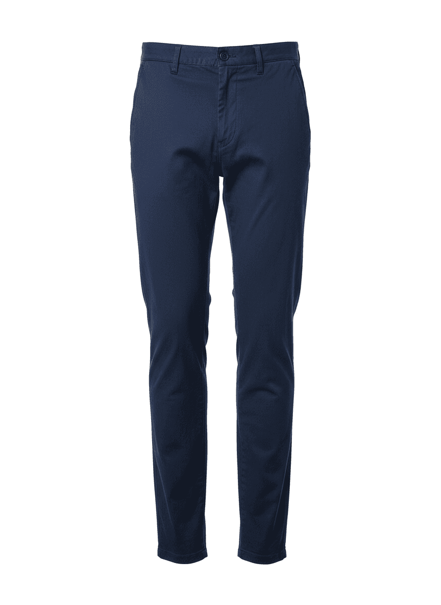 Slim Fit Navy Chinos