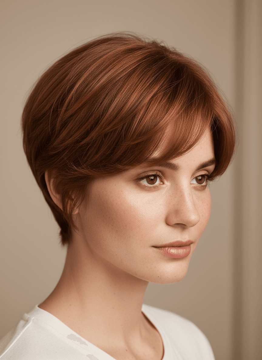 Auburn Pixie Portrait