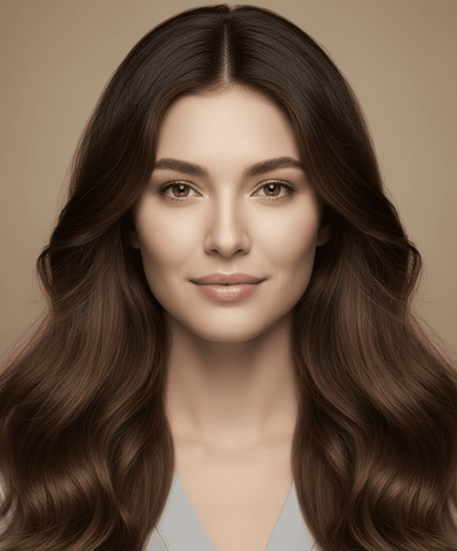 Elegant Brunette Portrait