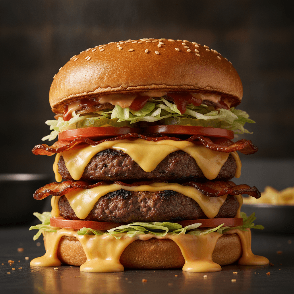 Ultimate Double Bacon Cheeseburger