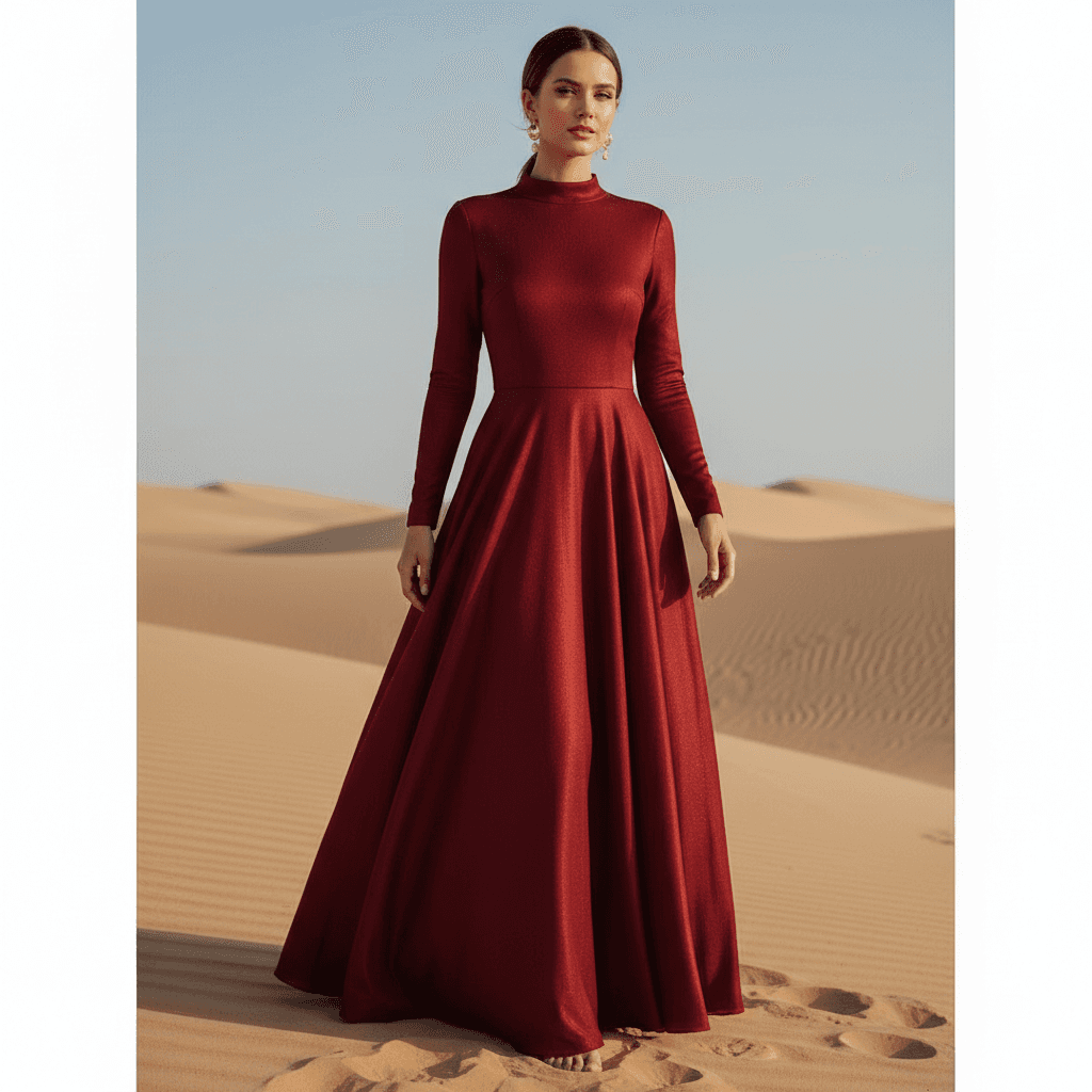 Desert Elegance in Red