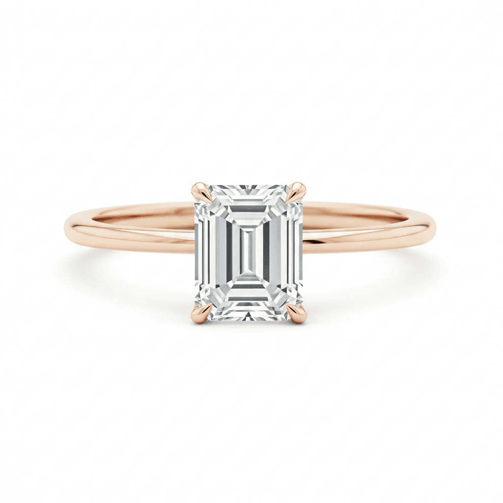 Elegant Rose Gold Solitaire