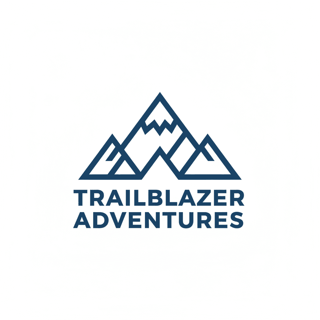 Minimalist Mountain Peak Logo