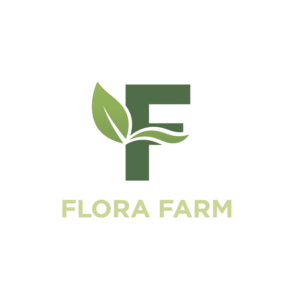 Flora Farm Lettermark Logo