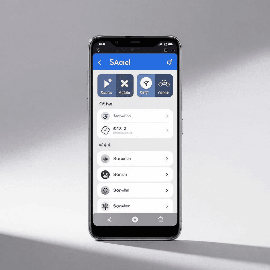 Modern Mobile App Mockup