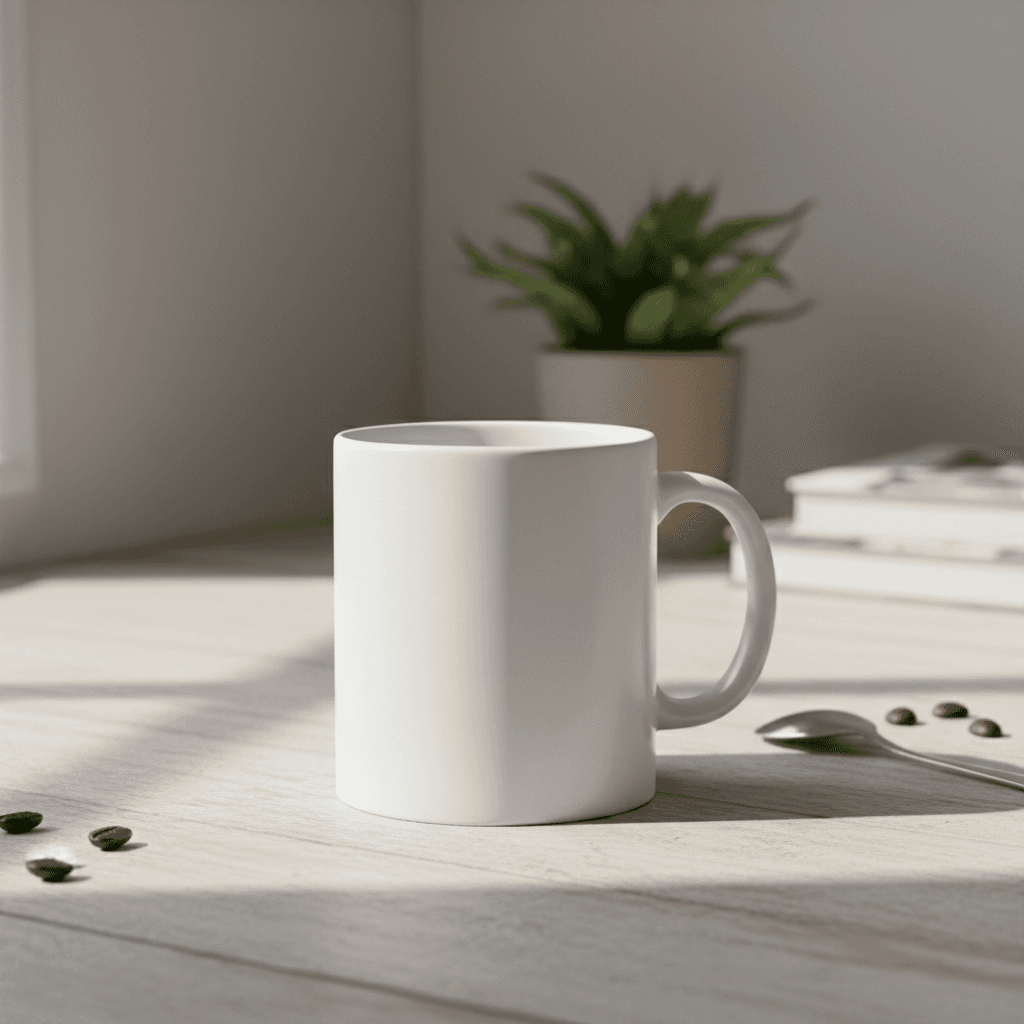 Minimalist Coffee Mug Mockup