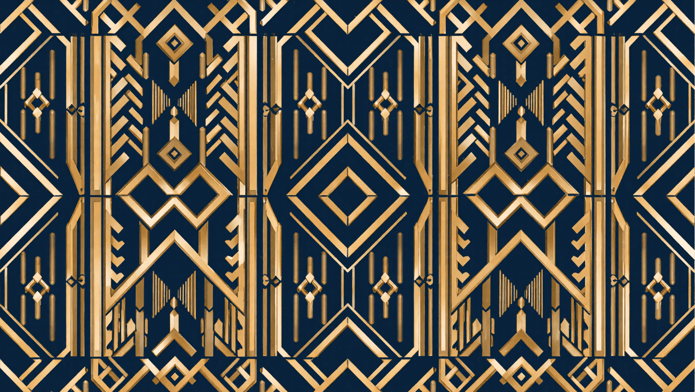 Gilded Art Deco Pattern