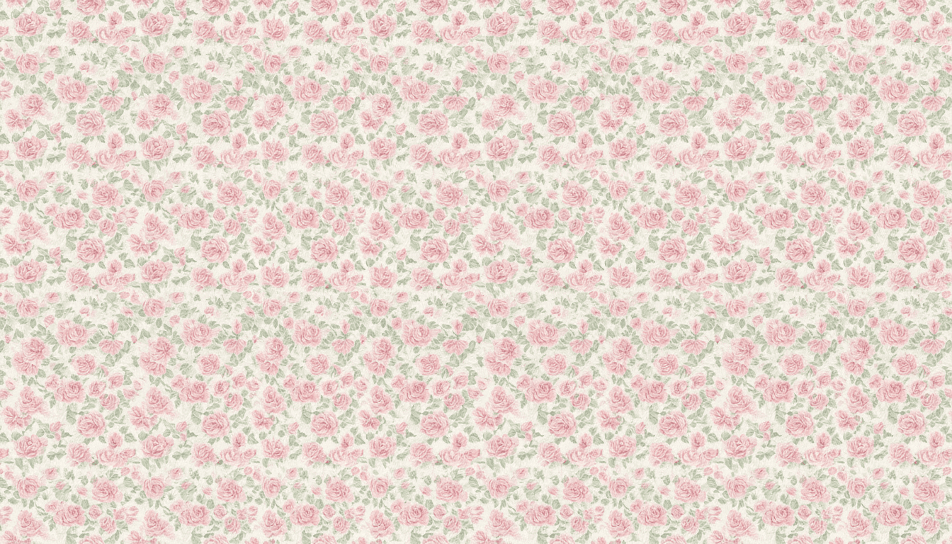 Vintage Pastel Rose Pattern