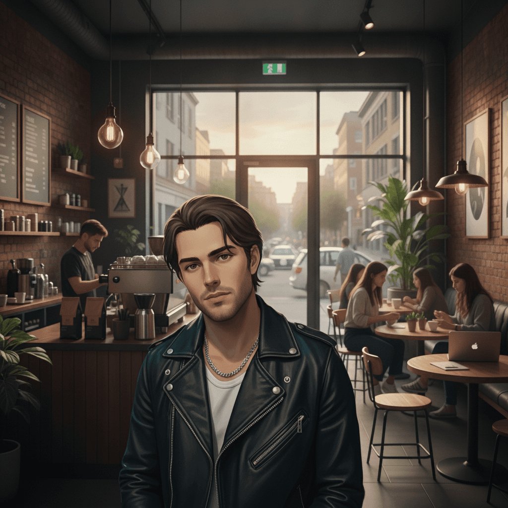 Urban Cafe Portrait