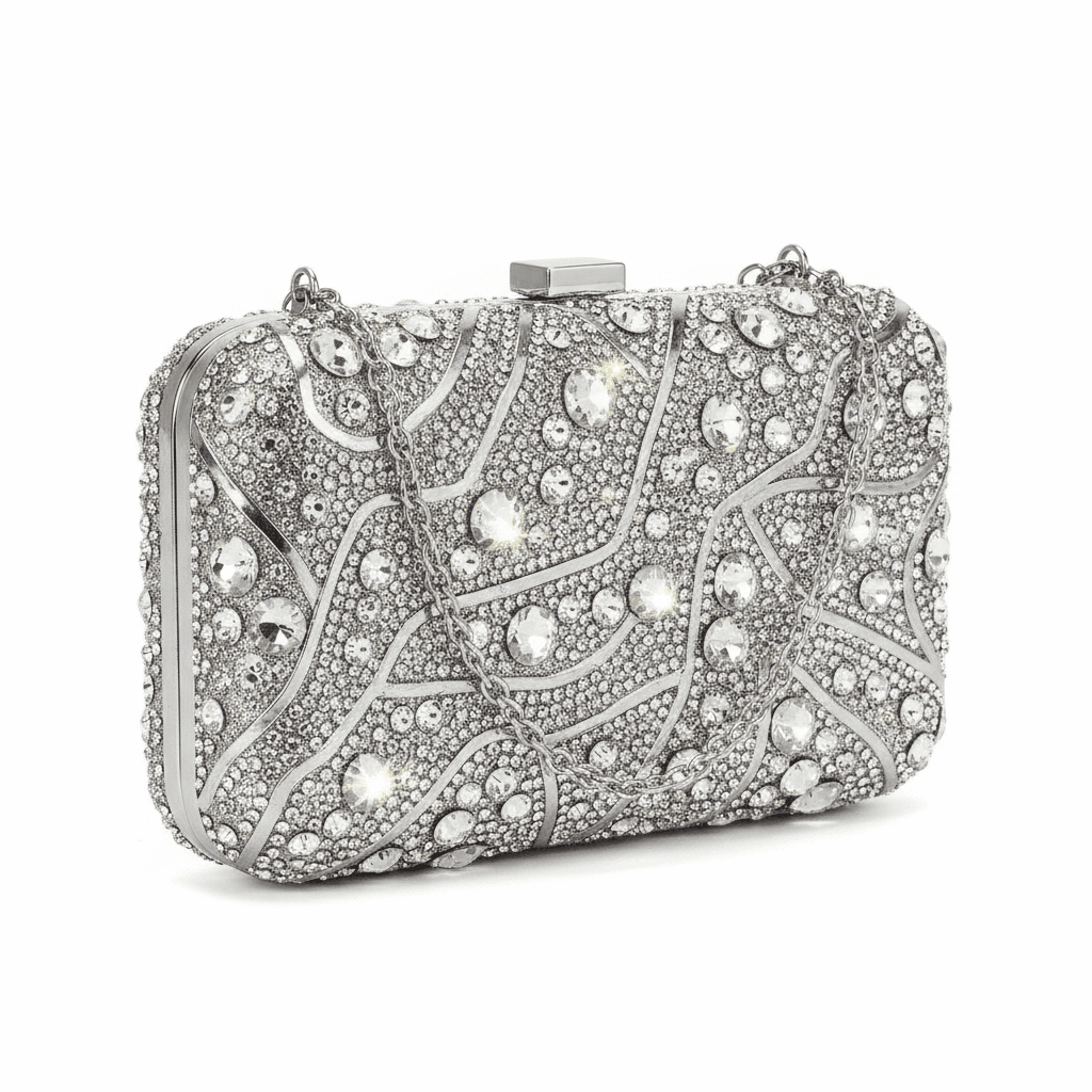 Radiant Crystal Evening Clutch