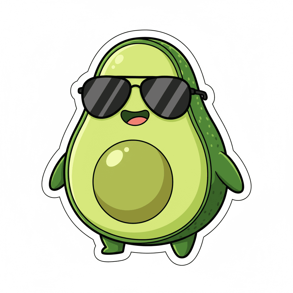 Cool Chibi Avocado