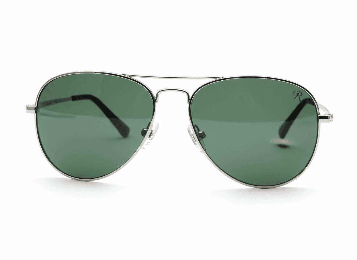 Silver Aviator Sunglasses