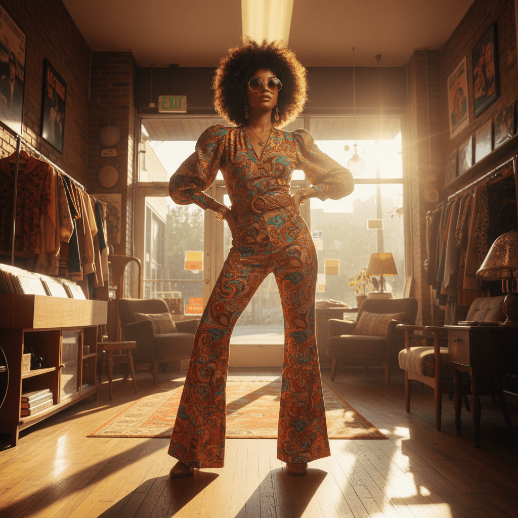 Retro Boutique Fashion Editorial