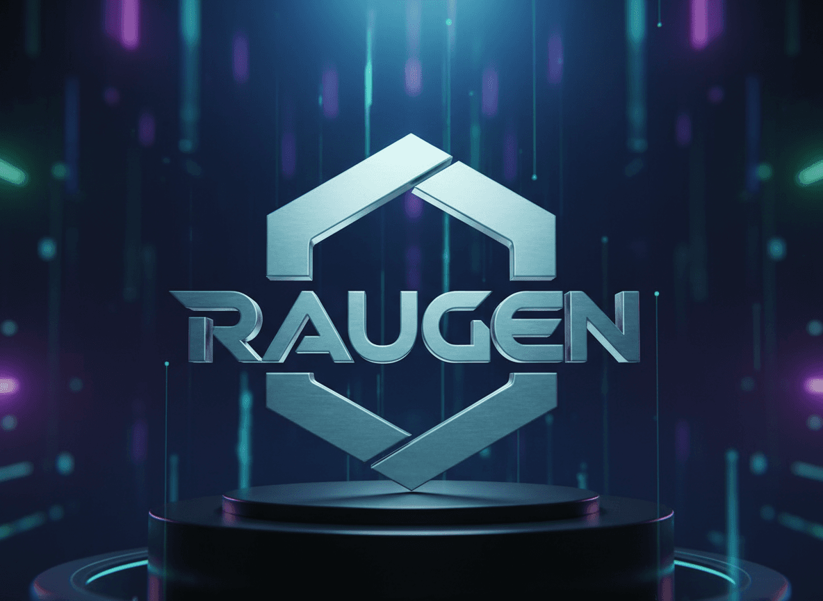 Raugen Metallic Logo Reveal