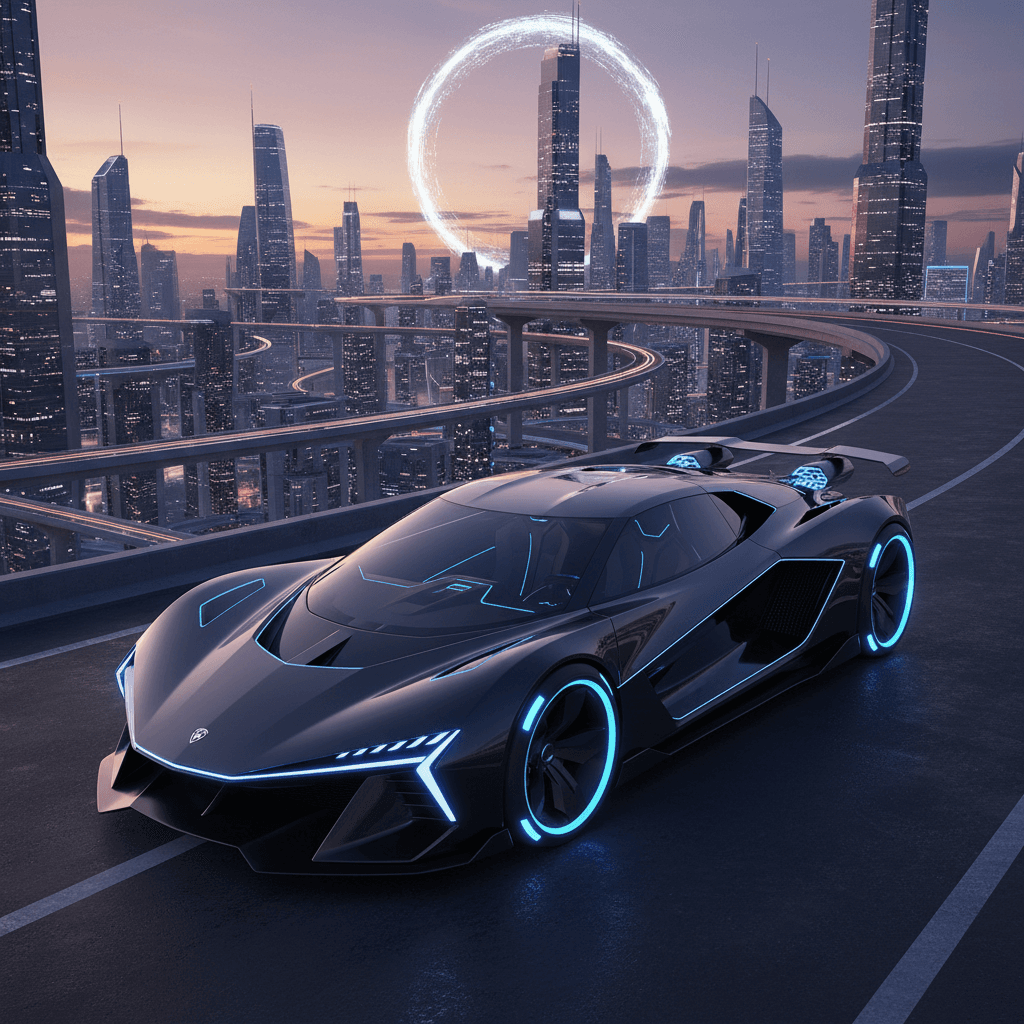 Cybernetic Supercar Horizon