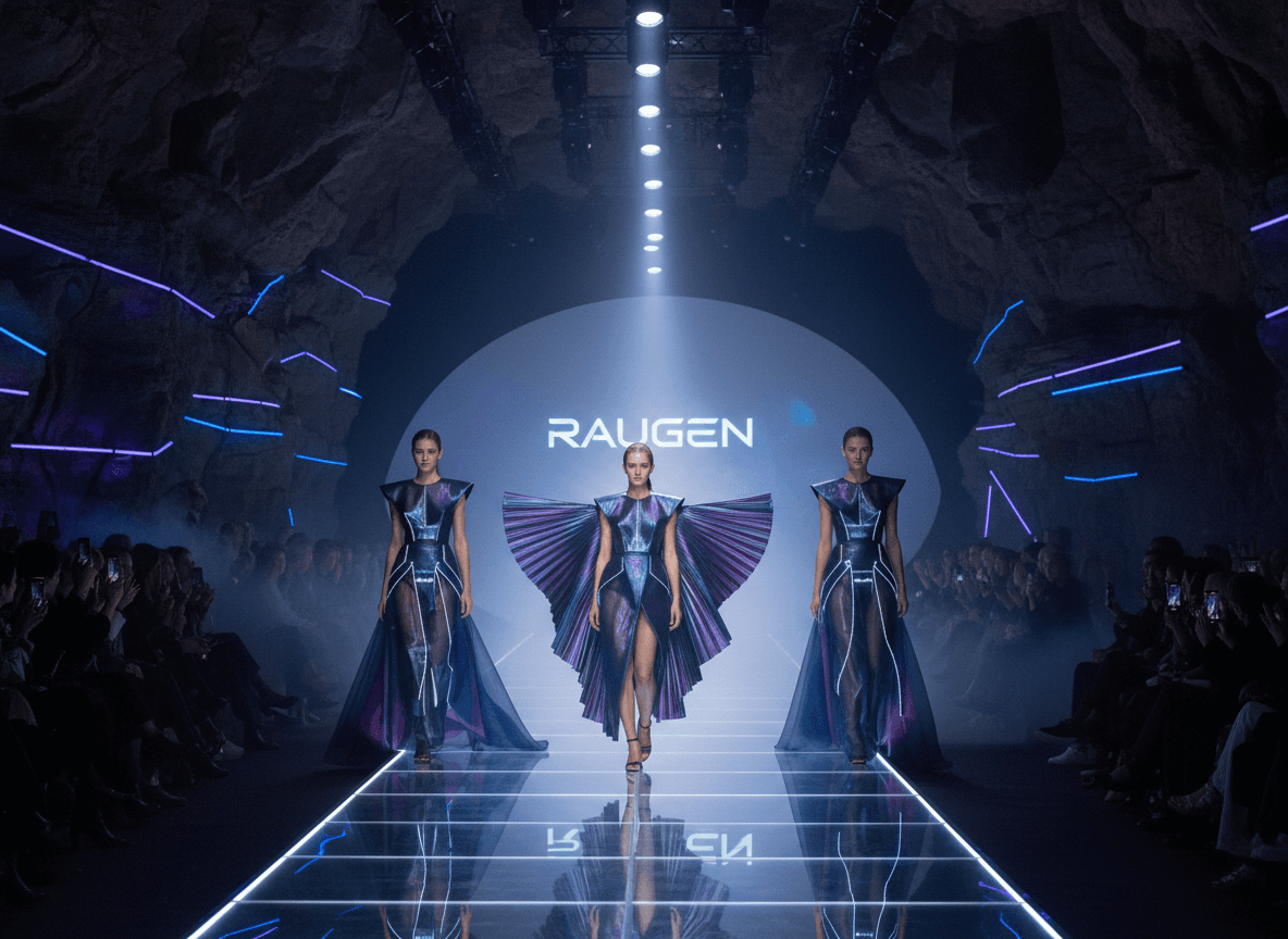 Raugen Futuristic Runway Show