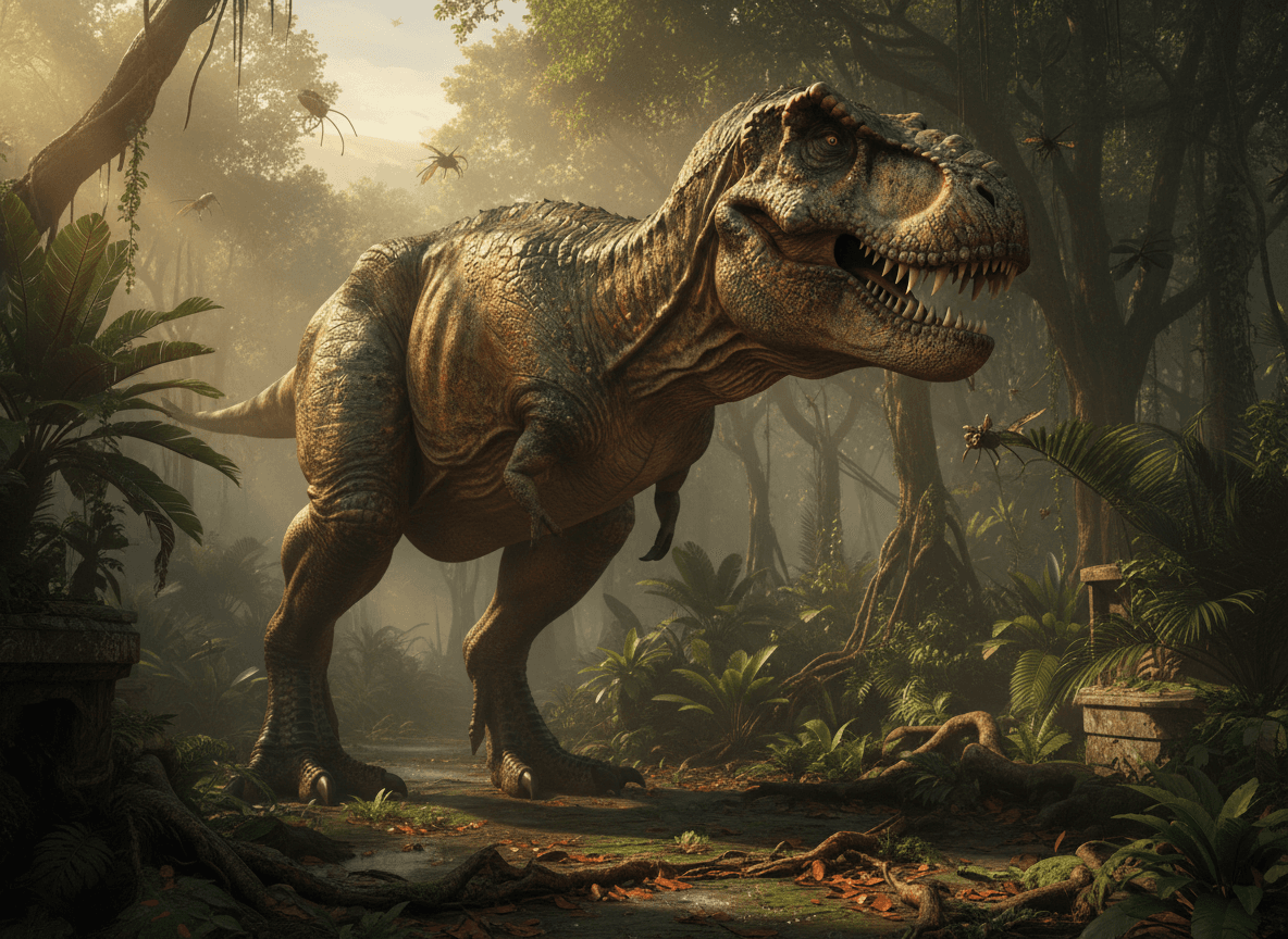 Majestic T-Rex in Jungle