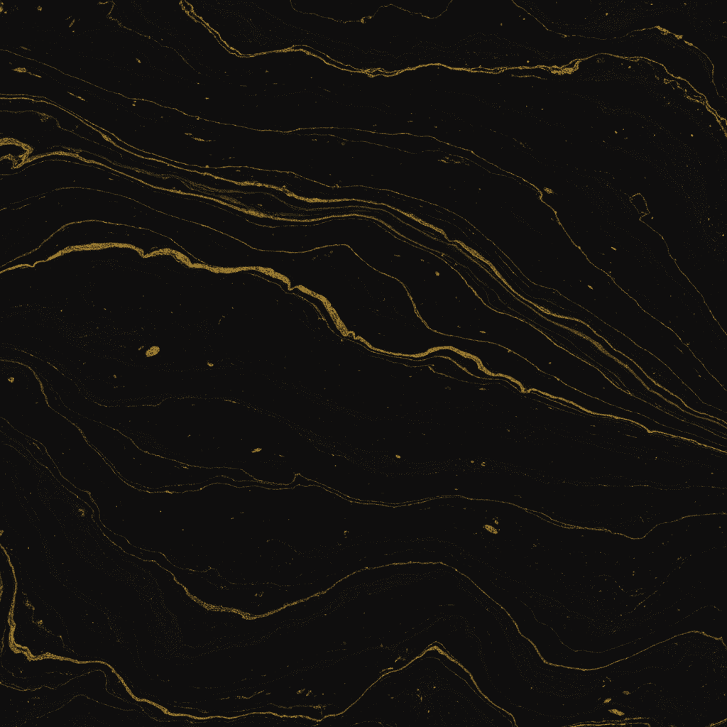 Gilded Obsidian Marble